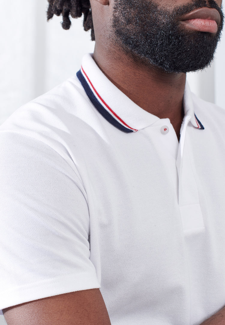 White Polo Shirt - Le Slip Français - 3