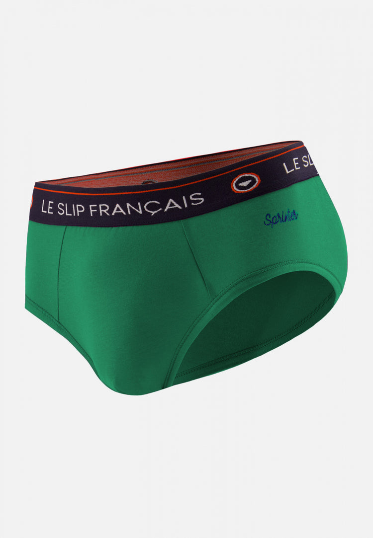 Intrepid Embroidered Spruce 'Sprinteur' - Le Slip Français - 1