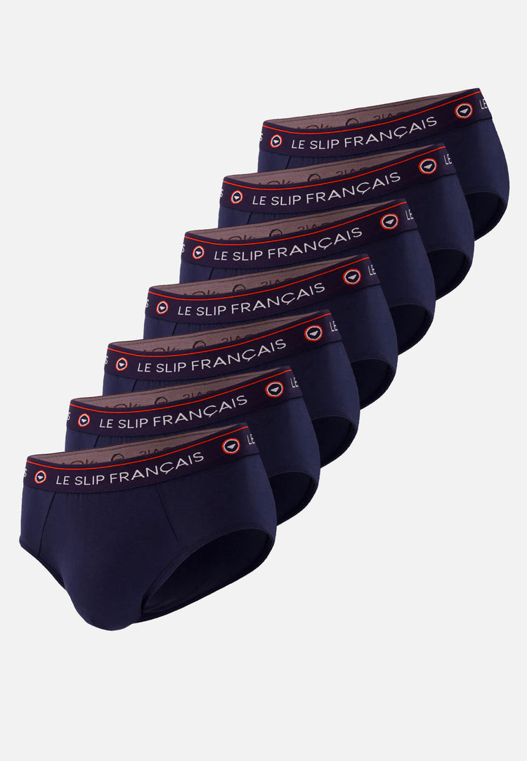 Pack Semainier Slip Intrépide Marine - Le Slip Français - 1