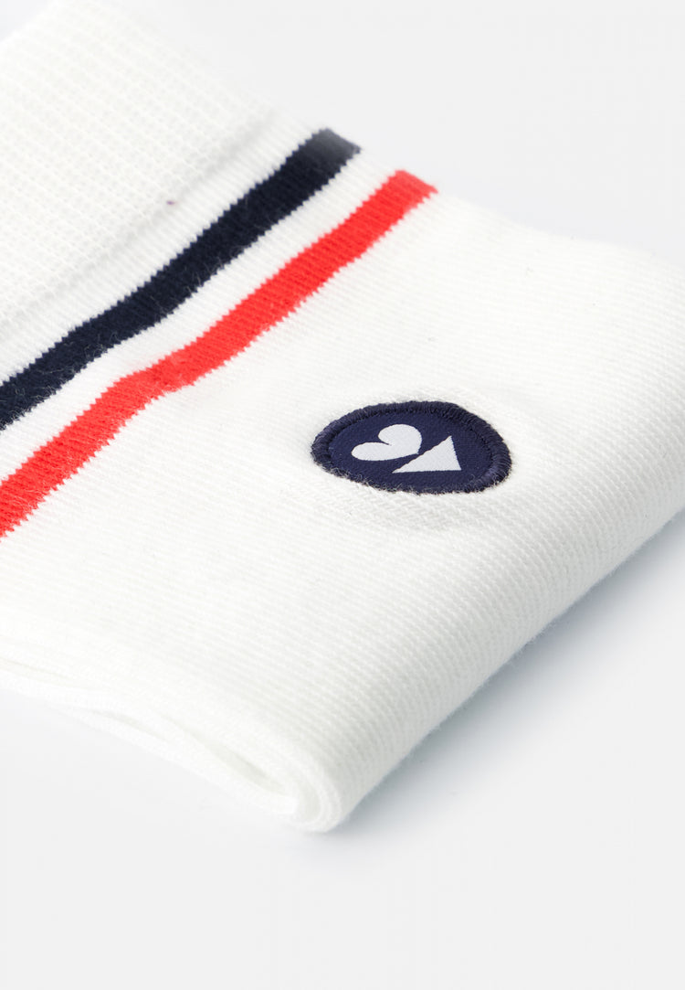 Pack Trio Chaussettes Lucas Marine Sapin Flocon Drapeau Blanc - Le Slip Français - 7