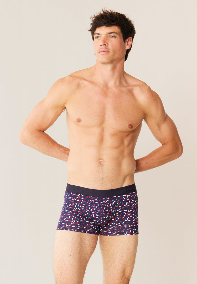 Marius Printed Gavotte Navy Indigo - Le Slip Français - 6