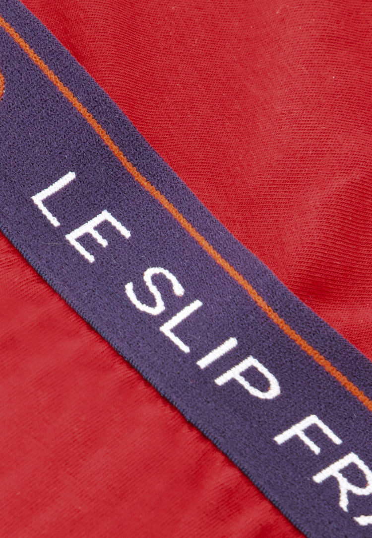 Pack Trio Slip Intrépide Bleu Jean Blanc Rouge Cerise - Le Slip Français - 8