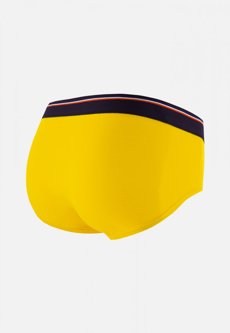 Terrible Yellow Waxed Embroidered 'Finisher' - Le Slip Français - 5