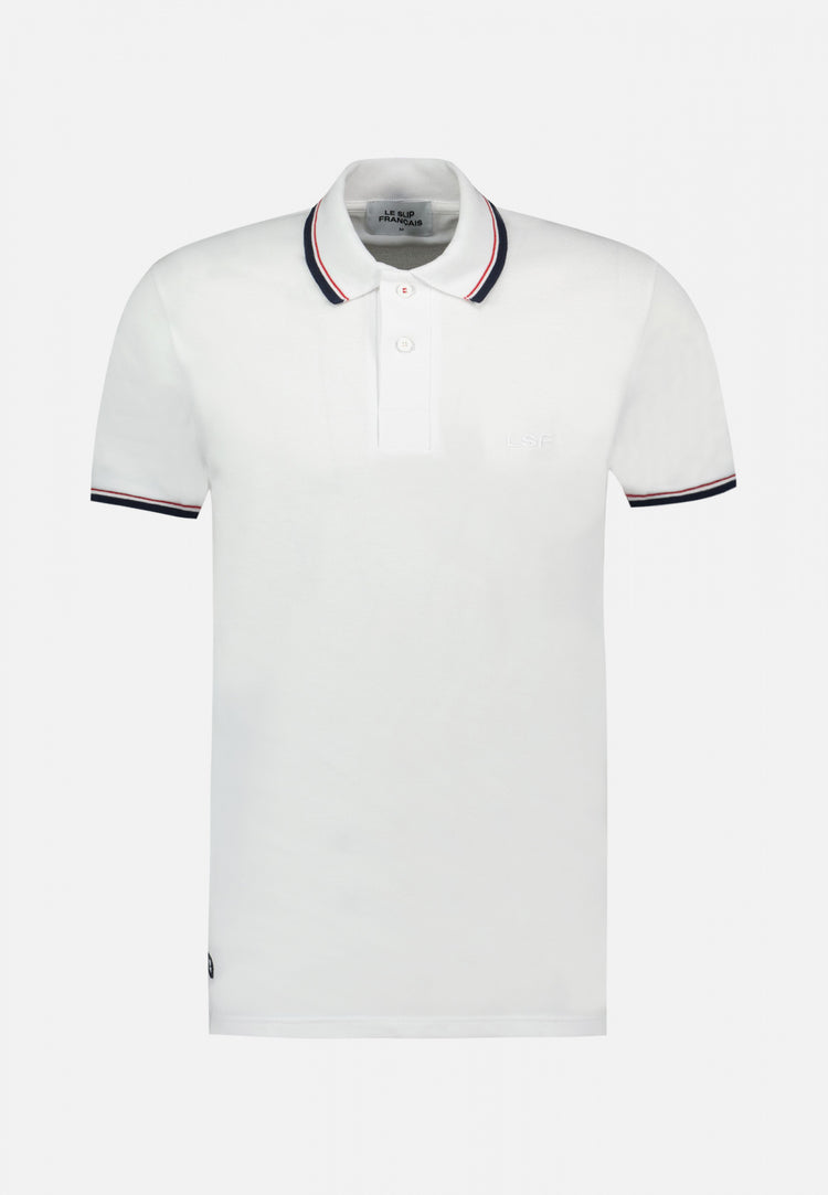 White Polo Shirt - Le Slip Français - 5