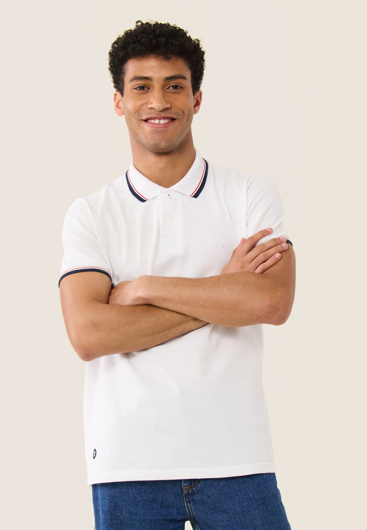 White Polo Shirt - Le Slip Français - 1