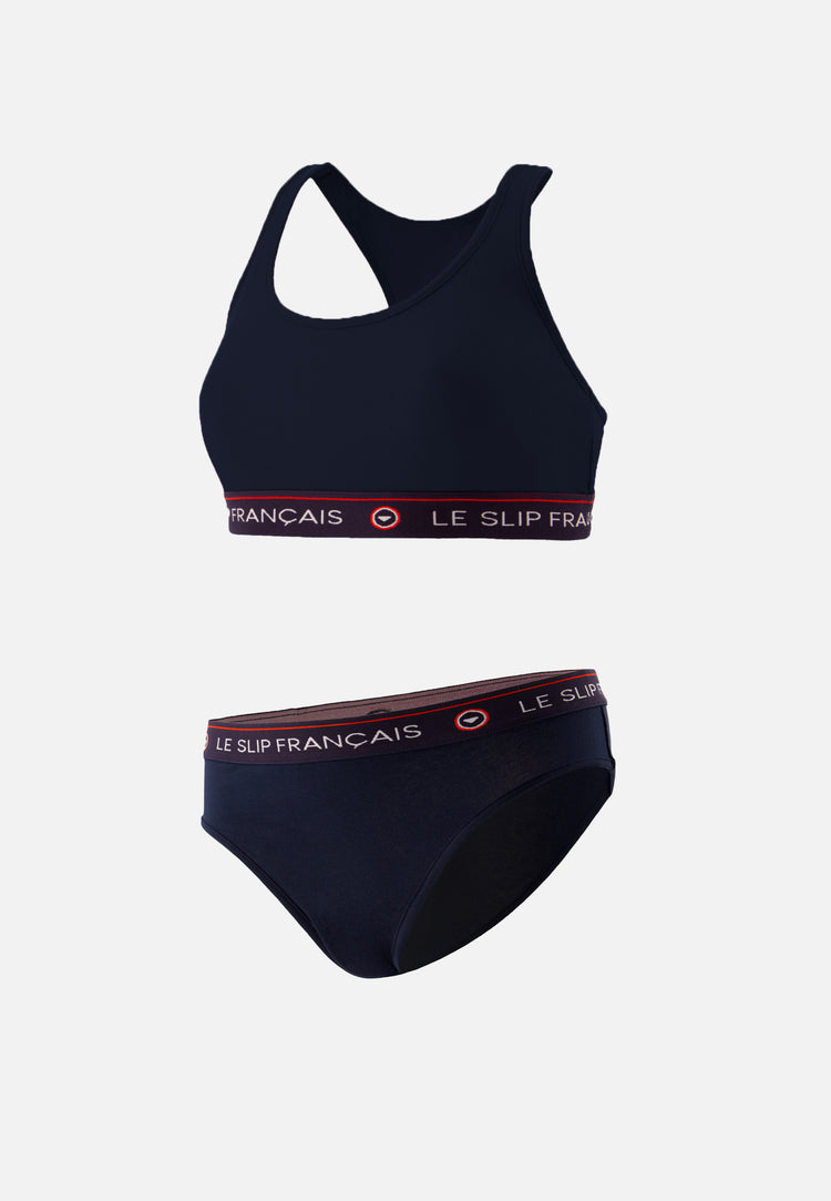 Pack Tapageuse Rieuse Marine - Le Slip Français - 1