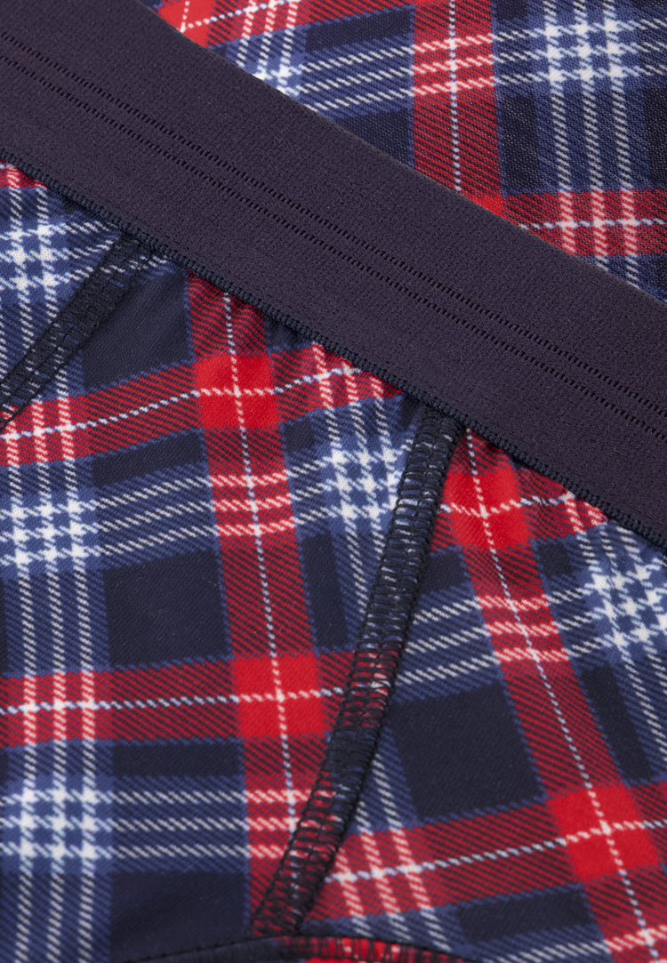 Coffret Duo Slip Terrible Marine Intrépide Tartan - Le Slip Français - 7