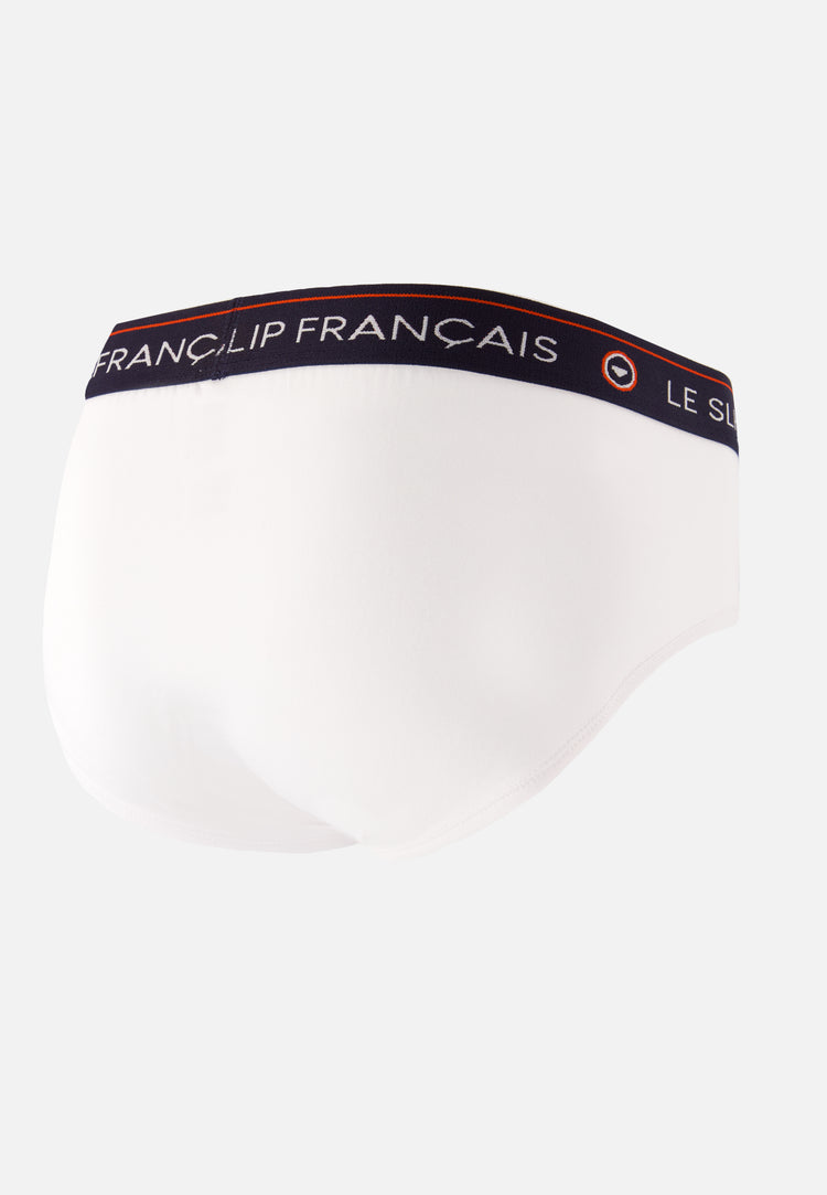 Intrépide Blanc Brodé Superbe - Le Slip Français - 4