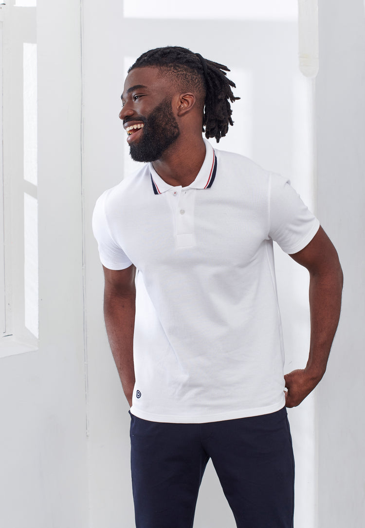 White Polo Shirt - Le Slip Français - 1