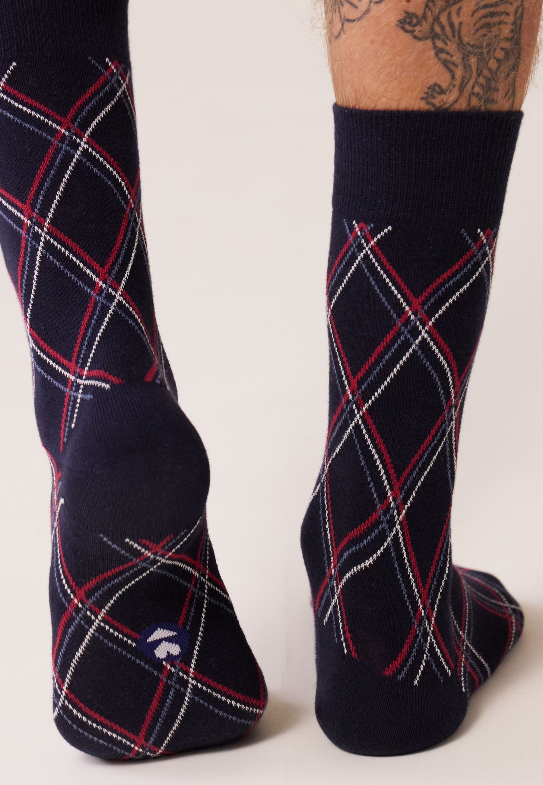 Chaussettes tartan discount